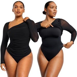 MESH BODYSUIT WITH BUILT IN SHAPEWEAR